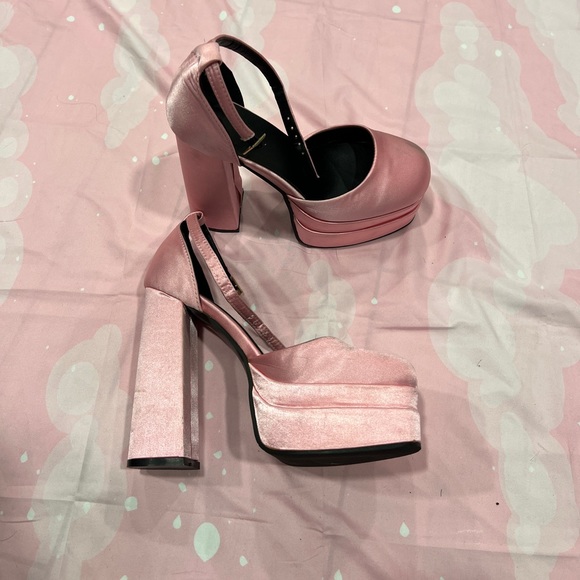 Y2k pink pumps size 8 - Picture 1 of 9
